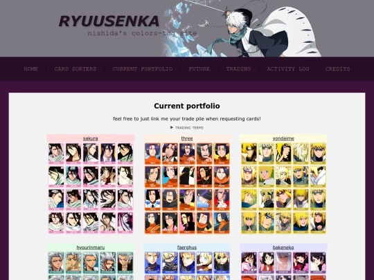 static/portfolio screenshot