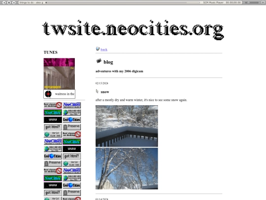blog screenshot