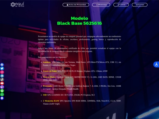 secciones/productos/modelo1 screenshot