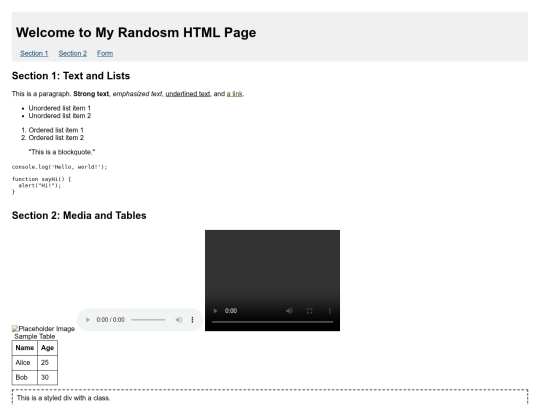 test screenshot