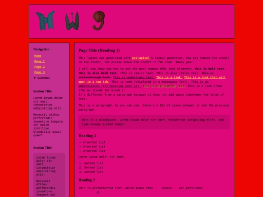 index screenshot