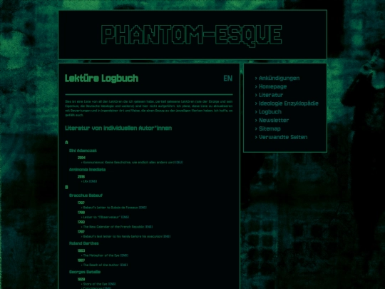 de/logbook/reading screenshot