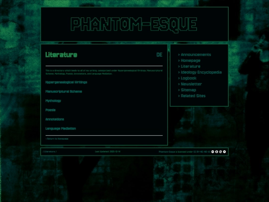 literature screenshot