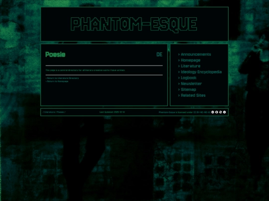 literature/poesie screenshot