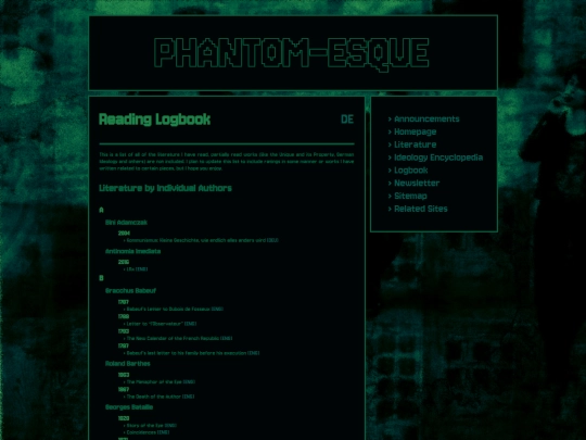 logbook/reading screenshot