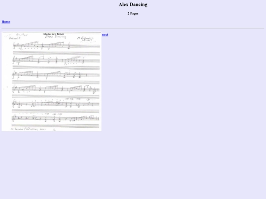 Alex Page 1 screenshot