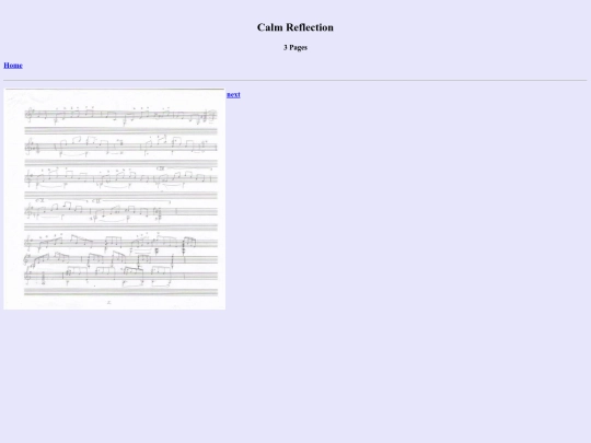 Calm Reflection Page 2 screenshot