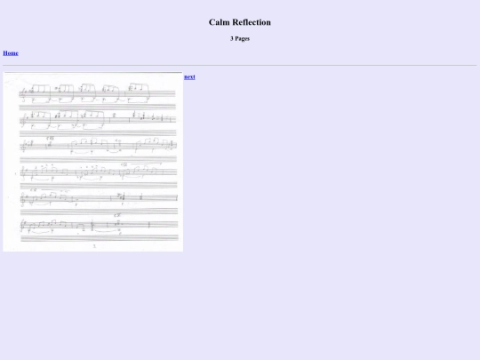 Calm Reflection Page 3 screenshot