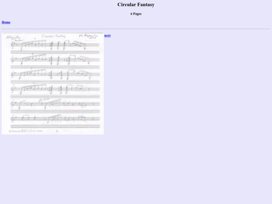 Circular Fantasy Page 1 screenshot