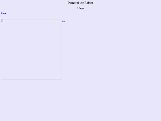 Dance of the Robins Page 3 screenshot