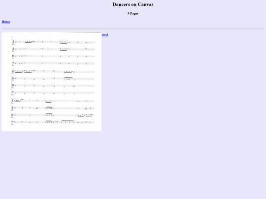 Dancers on Canvas Page 2 screenshot