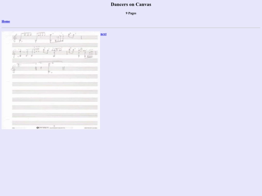 Dancers on Canvas Page 3 screenshot