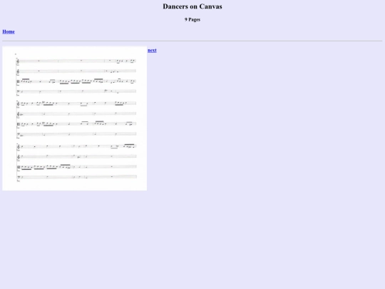 Dancers on Canvas Page 4 screenshot