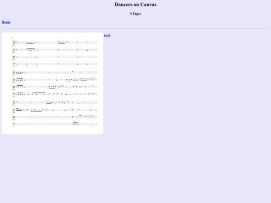 Dancers on Canvas Page 6 screenshot