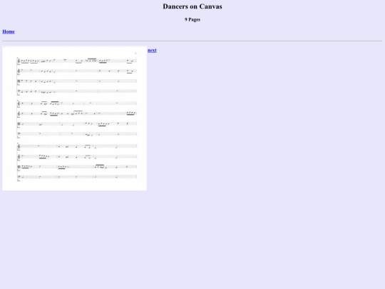 Dancers on Canvas Page 7 screenshot
