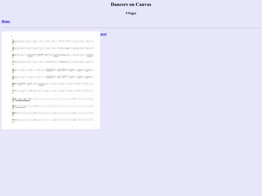 Dancers on Canvas Page 8 screenshot
