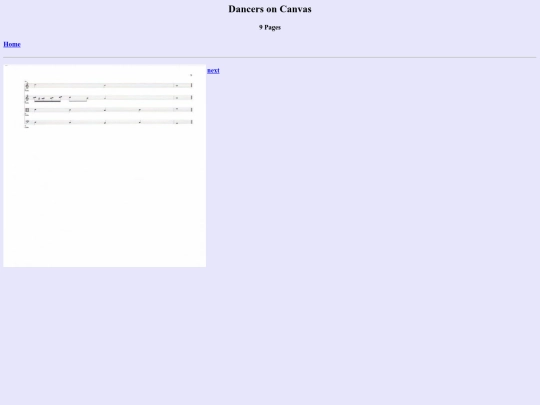 Dancers on Canvas Page 9 screenshot
