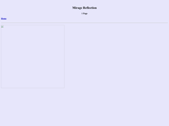 Mirage Page 1 screenshot