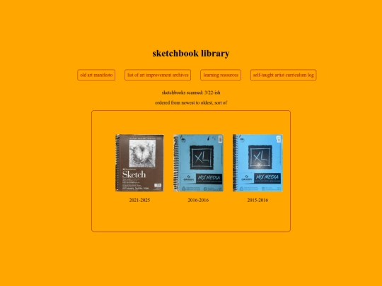 sketchbooks screenshot