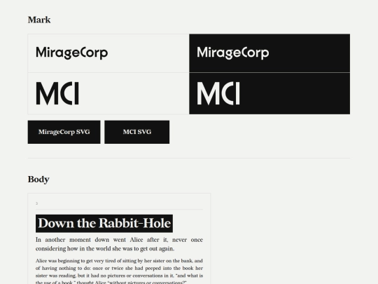MCI/mci-typography screenshot
