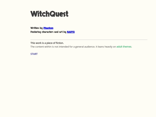 WitchQuest Images/WitchQuest, Part 1 screenshot