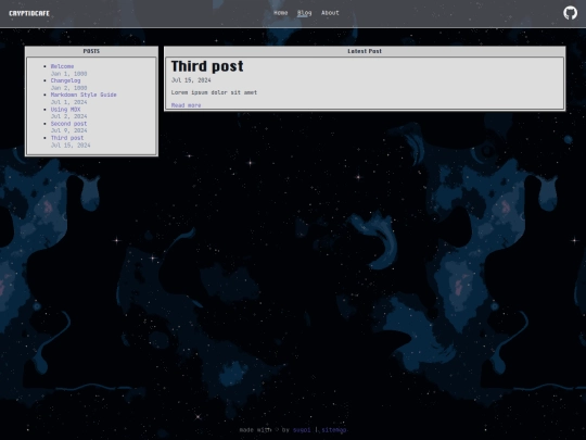 blog screenshot