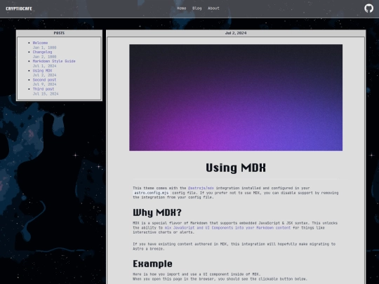 blog/using-mdx screenshot