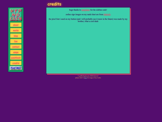 credits screenshot