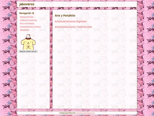 pages/arteyportafolio screenshot