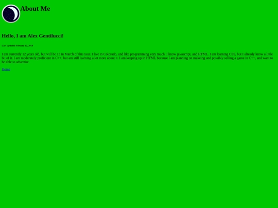 legacy_versions/about_legacy_0.1.0 screenshot