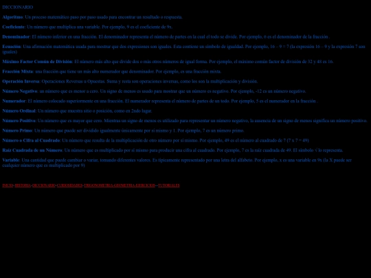 web.html/diccionario screenshot