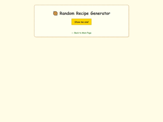 recettes screenshot
