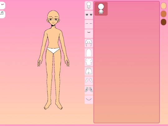 dressup screenshot