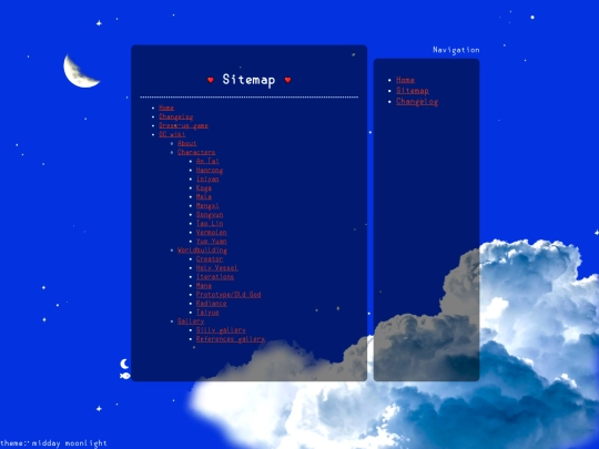 sitemap screenshot