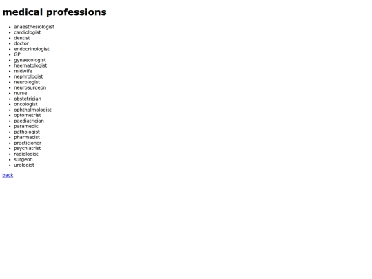 People/Professions/medicalprofessions screenshot