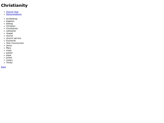 Religion/Christianity/christianity screenshot