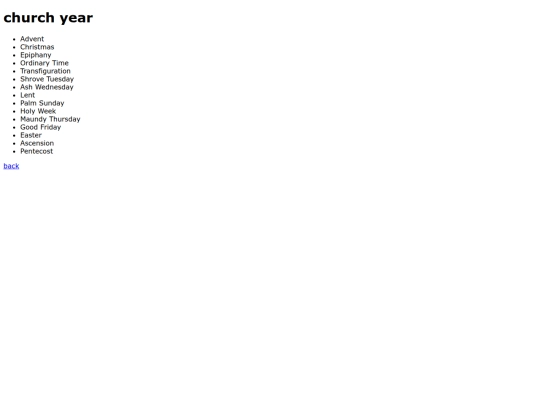 Religion/Christianity/churchyear screenshot