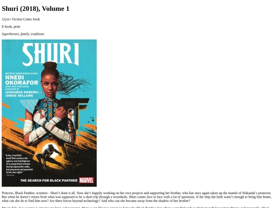 Shuri screenshot