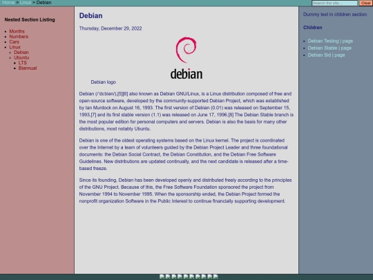 linux/debian screenshot