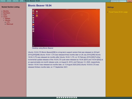 linux/ubuntu/lts/bionic-beaver screenshot