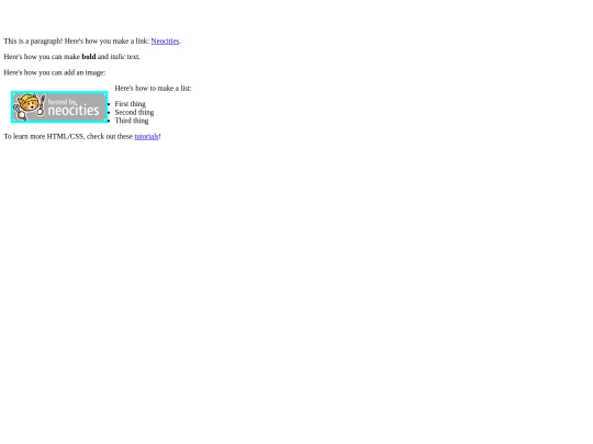 Manual Creation of Website screenshot