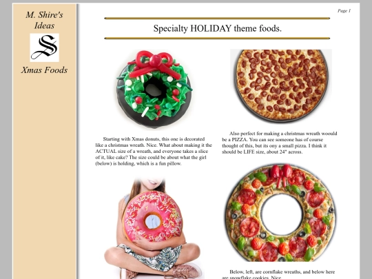 xmasfood screenshot