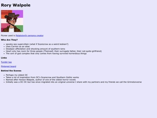 RoryWalpole screenshot