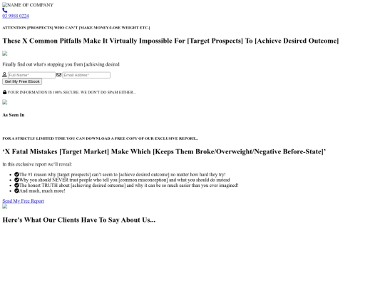 product-optin-page screenshot