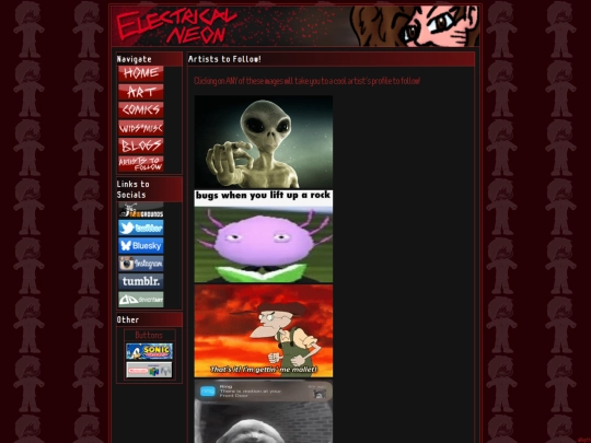 artists screenshot