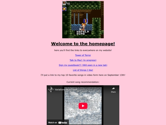 homepage screenshot