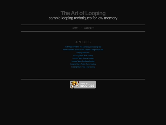 articles screenshot