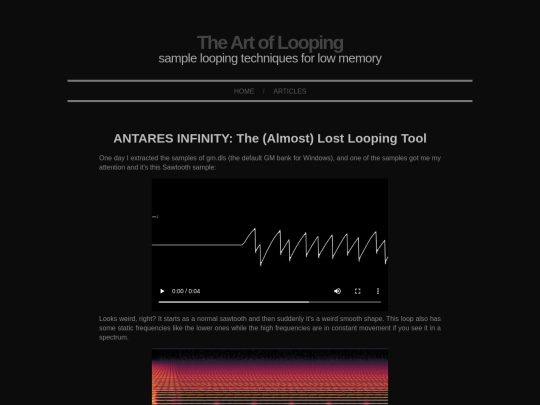 articles/infinity screenshot