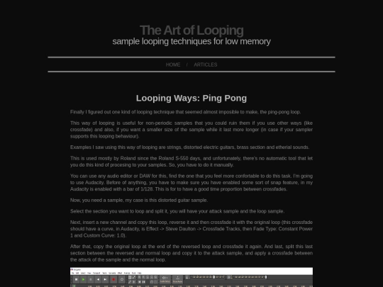 articles/pingponglooping screenshot