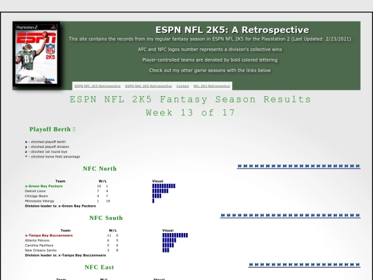 NFL2K5 screenshot